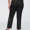 High-Rise-Cheeky-Jeans mit geradem Bein