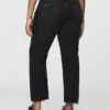 High-Rise-Cheeky-Jeans mit geradem Bein
