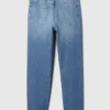 High-Rise-Cheeky-Jeans mit geradem Bein
