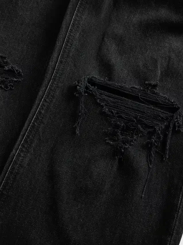 High-Rise-Cheeky-Jeans mit geradem Bein