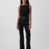 High-Rise-Flare-Jeans im 70er-Jahre-Stil