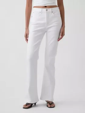 High-Rise-Flare-Jeans im 70er-Jahre-Stil