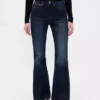 High-Rise-Flare-Jeans im 70er-Jahre-Stil