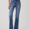 High-Rise-Flare-Jeans im 70er-Jahre-Stil