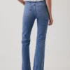 High-Rise-Flare-Jeans im 70er-Jahre-Stil