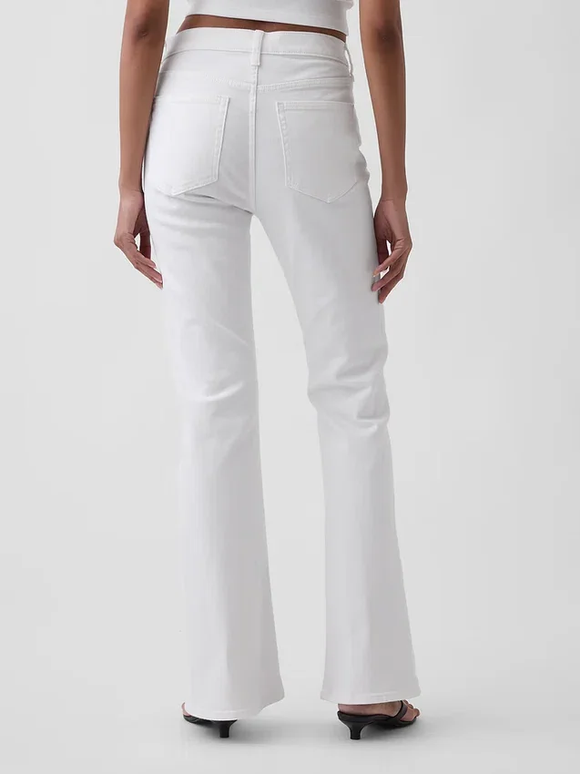 High-Rise-Flare-Jeans im 70er-Jahre-Stil