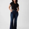 High-Rise-Flare-Jeans im 70er-Jahre-Stil