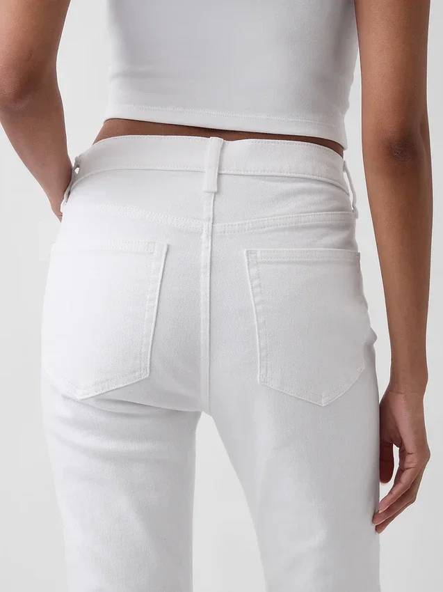 High-Rise-Flare-Jeans im 70er-Jahre-Stil