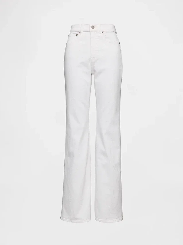 High-Rise-Flare-Jeans im 70er-Jahre-Stil