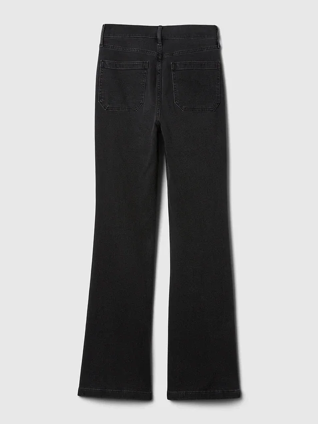High-Rise-Flare-Jeans im 70er-Jahre-Stil