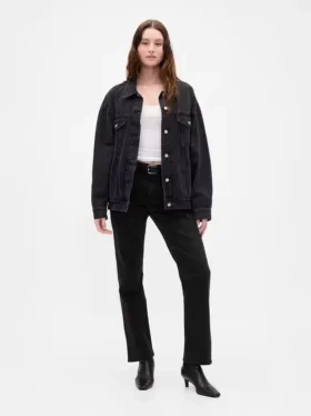 High-Rise-Jeans im 90er-Jahre-Stil mit schmalem, geradem Schnitt