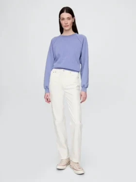 High-Rise-Jeans im 90er-Jahre-Stil mit schmalem, geradem Schnitt
