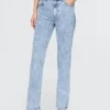 High-Rise-Jeans im 90er-Jahre-Stil mit schmalem, geradem Schnitt