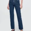 High-Rise-Jeans im 90er-Jahre-Stil mit schmalem, geradem Schnitt