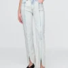 High-Rise-Jeans im 90er-Jahre-Stil mit schmalem, geradem Schnitt