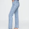 High-Rise-Jeans im 90er-Jahre-Stil mit schmalem, geradem Schnitt