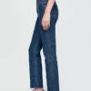 High-Rise-Jeans im 90er-Jahre-Stil mit schmalem, geradem Schnitt