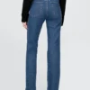 High-Rise-Jeans im 90er-Jahre-Stil mit schmalem, geradem Schnitt