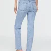 High-Rise-Jeans im 90er-Jahre-Stil mit schmalem, geradem Schnitt