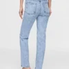 High-Rise-Jeans im 90er-Jahre-Stil mit schmalem, geradem Schnitt