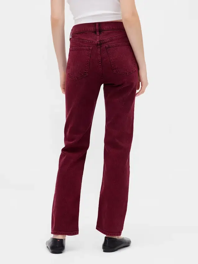 High-Rise-Jeans im 90er-Jahre-Stil mit schmalem, geradem Schnitt