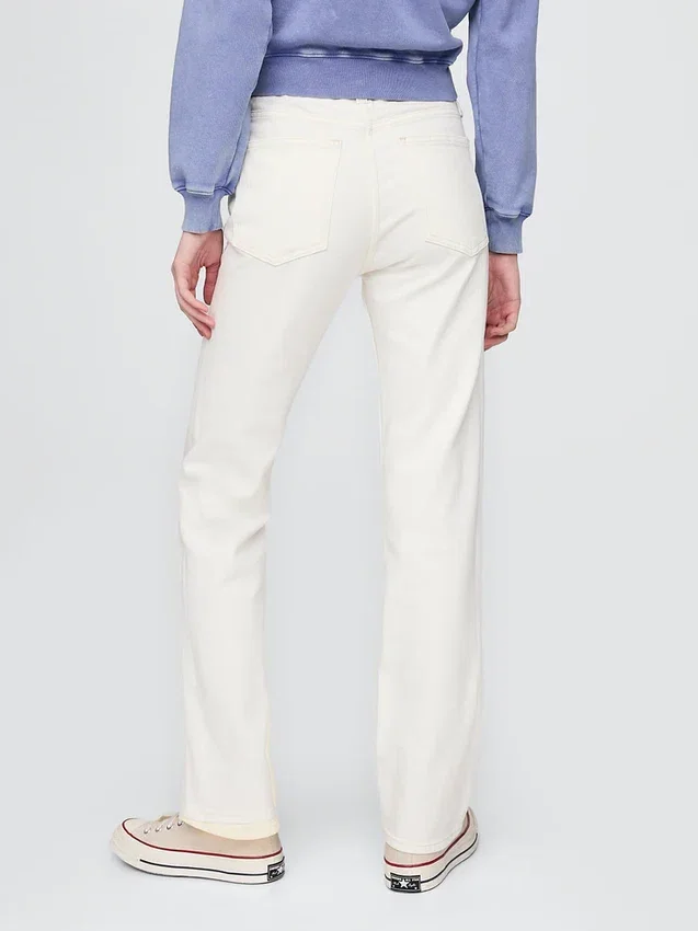 High-Rise-Jeans im 90er-Jahre-Stil mit schmalem, geradem Schnitt