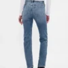 High-Rise-Jeans im 90er-Jahre-Stil mit schmalem, geradem Schnitt