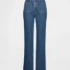 High-Rise-Jeans im 90er-Jahre-Stil mit schmalem, geradem Schnitt