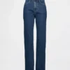 High-Rise-Jeans im 90er-Jahre-Stil mit schmalem, geradem Schnitt