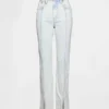 High-Rise-Jeans im 90er-Jahre-Stil mit schmalem, geradem Schnitt