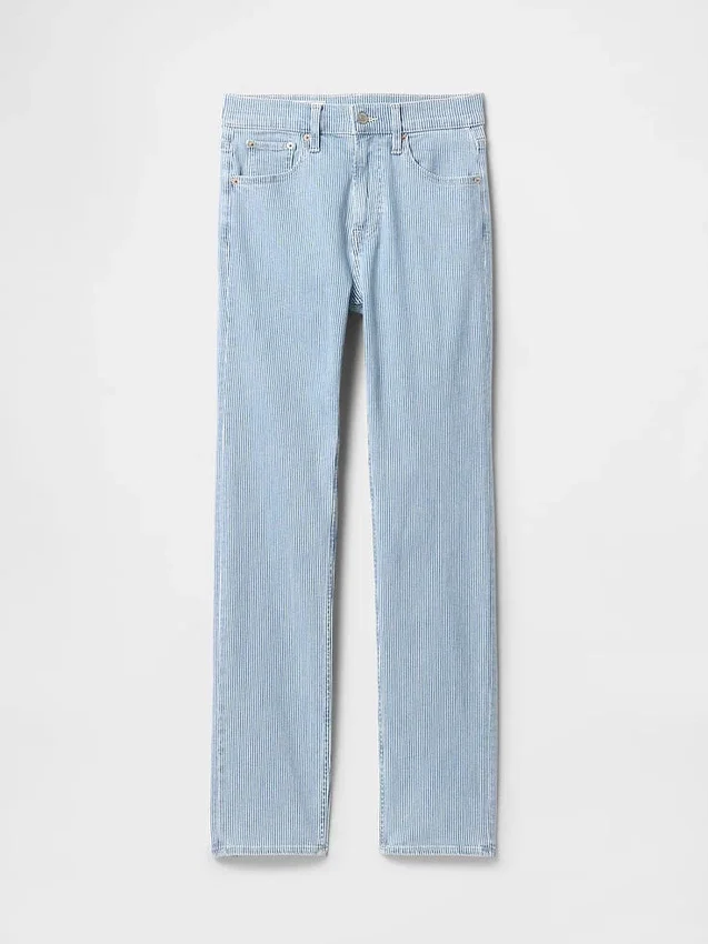 High-Rise-Jeans im 90er-Jahre-Stil mit schmalem, geradem Schnitt
