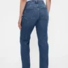 High-Rise-Jeans im 90er-Jahre-Stil mit schmalem, geradem Schnitt