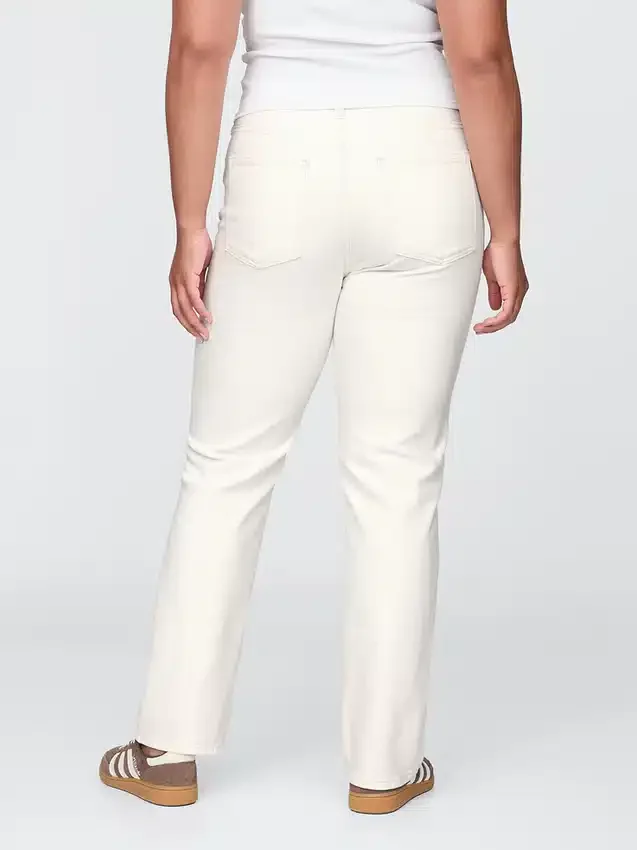 High-Rise-Jeans im 90er-Jahre-Stil mit schmalem, geradem Schnitt