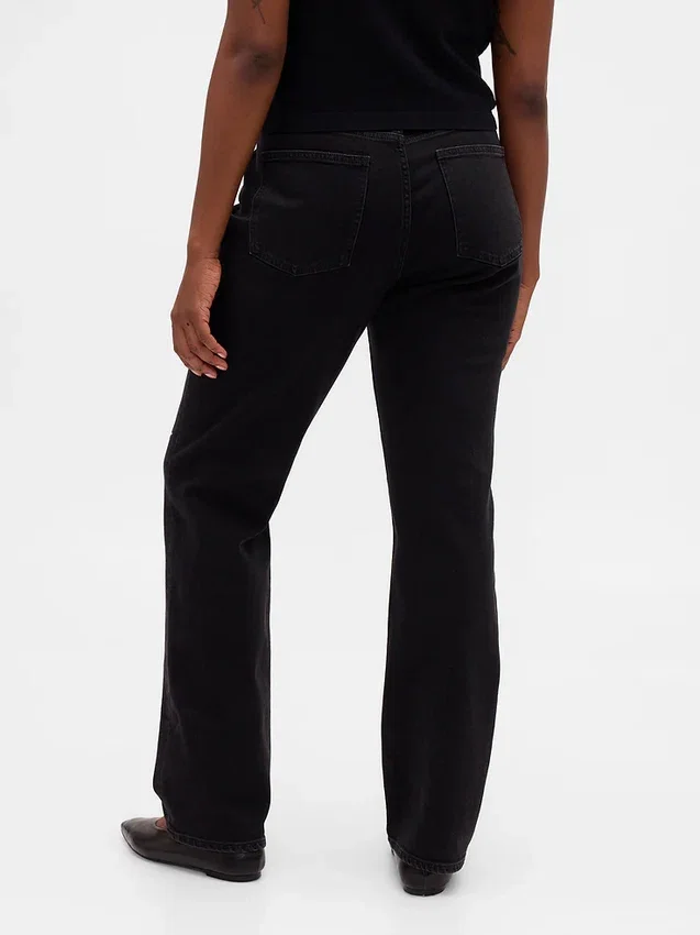 High-Rise-Jeans im 90er-Jahre-Stil mit schmalem, geradem Schnitt