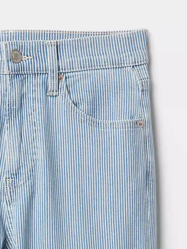 High-Rise-Jeans im 90er-Jahre-Stil mit schmalem, geradem Schnitt