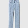 High-Rise-Jeans im 90er-Jahre-Stil mit schmalem, geradem Schnitt