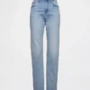 High-Rise-Jeans im 90er-Jahre-Stil mit schmalem, geradem Schnitt