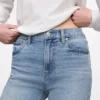 High-Rise-Jeans im 90er-Jahre-Stil mit schmalem, geradem Schnitt