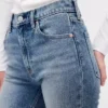 High-Rise-Jeans im 90er-Jahre-Stil mit schmalem, geradem Schnitt