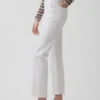 High-Rise-Jeans im 90er-Jahre-Stil, schmal geschnitten, gerade Beinschnitt, verkürzt