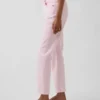 High-Rise-Jeans im 90er-Jahre-Stil, schmal geschnitten, gerade Beinschnitt, verkürzt