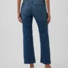High-Rise-Jeans im 90er-Jahre-Stil, schmal geschnitten, gerade Beinschnitt, verkürzt