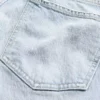 High-Rise-Jeans im 90er-Jahre-Stil, schmal geschnitten, gerade Beinschnitt, verkürzt