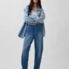 High-Rise-Jeans im Easy-Barrel-Schnitt
