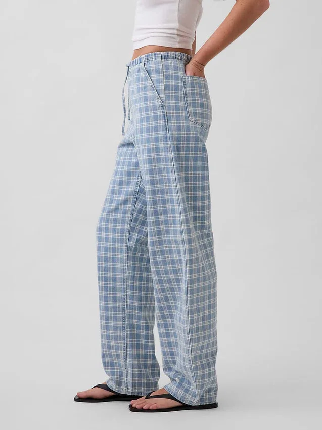 High-Rise-Jeans im Easy-Barrel-Schnitt