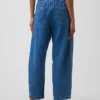 High-Rise-Jeans im Easy-Barrel-Schnitt
