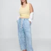 High-Rise-Jeans im Easy-Barrel-Schnitt