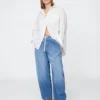 High-Rise-Jeans im Easy-Barrel-Schnitt