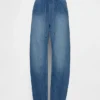 High-Rise-Jeans im Easy-Barrel-Schnitt