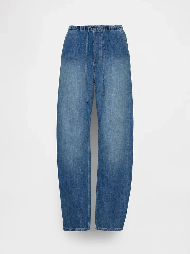 High-Rise-Jeans im Easy-Barrel-Schnitt